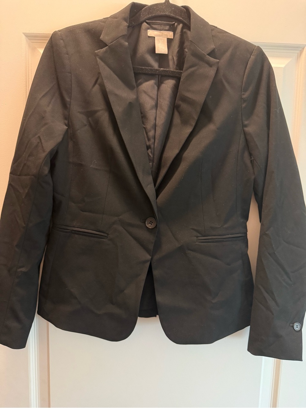 H&M Black Single-Button Women's Blazer